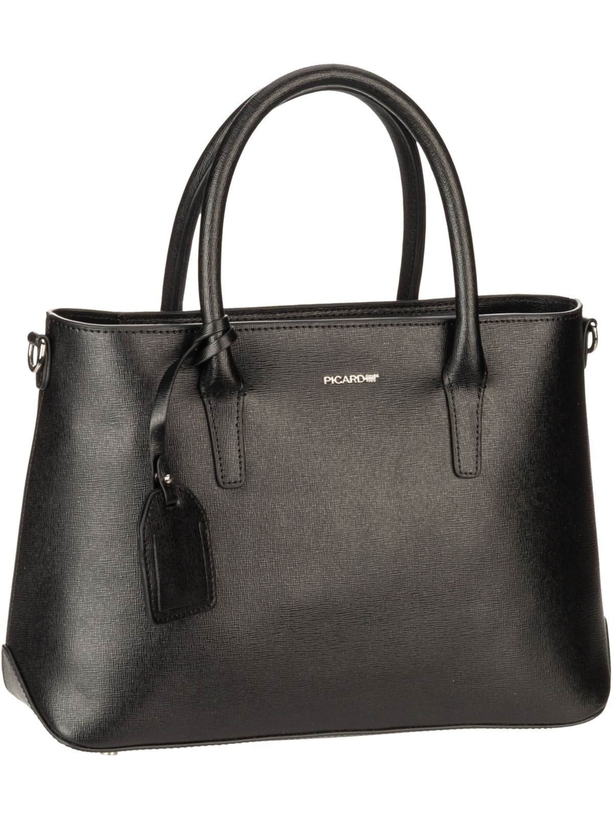 Picard Handtasche 'Superstar' in Schwarz: Vorderseite