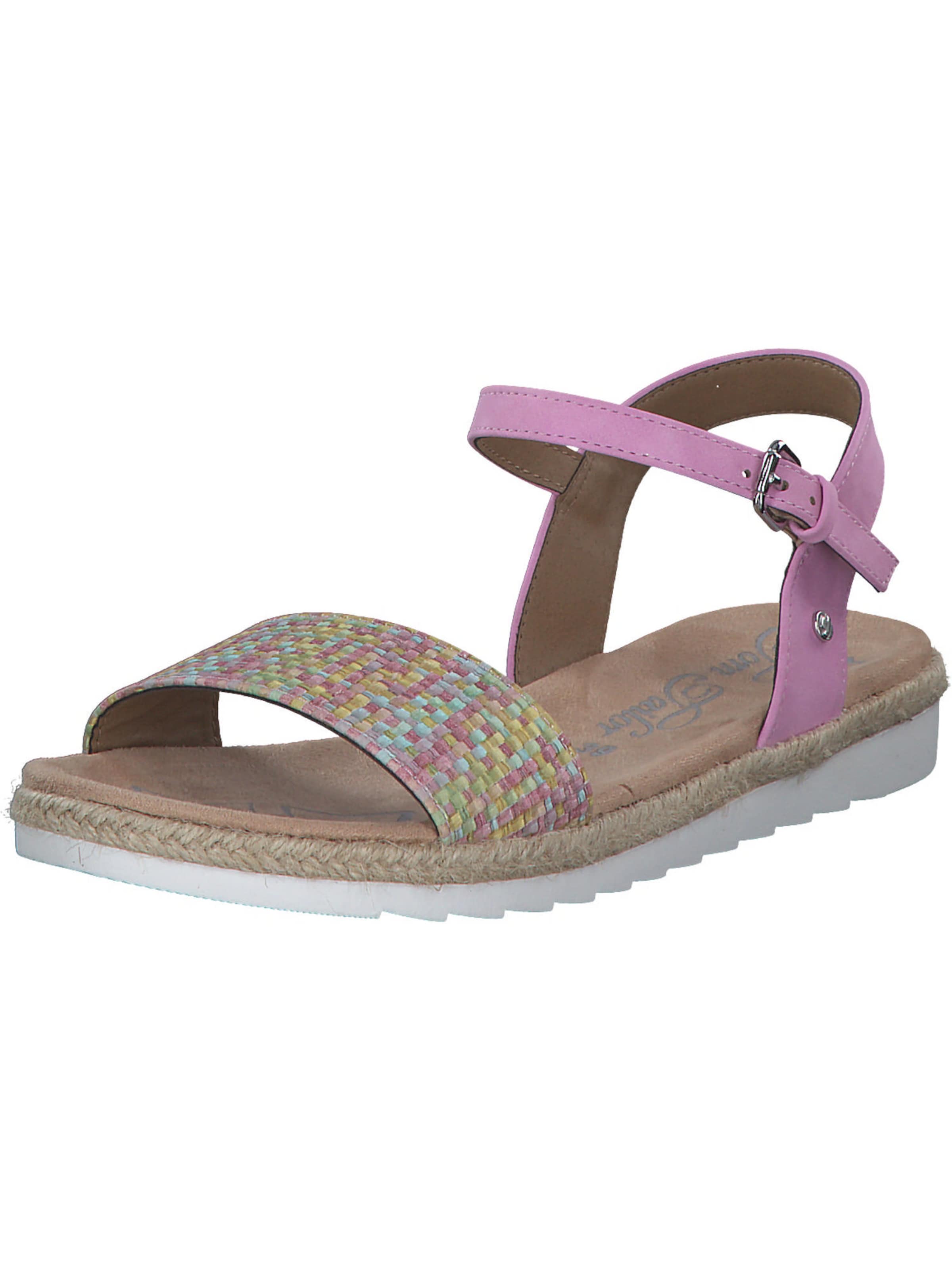 TOM TAILOR Sandals in Pink: front