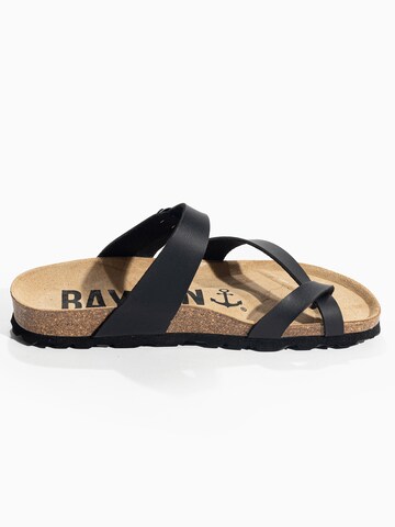 Flip-flops 'Diane' de la Bayton pe negru