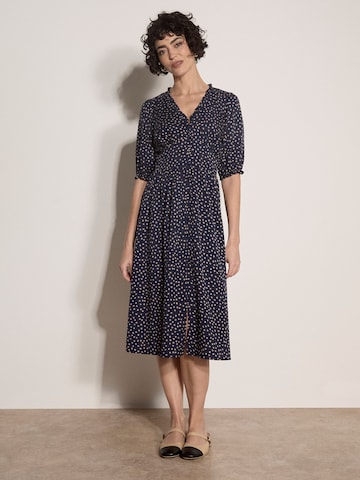 Apricot Jurk ' ' in Blauw: voorkant