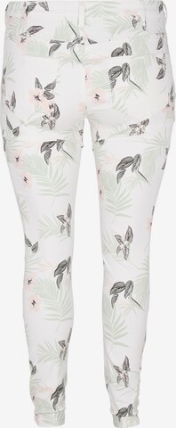 Zizzi Skinny Jeans 'Amy' in Wit