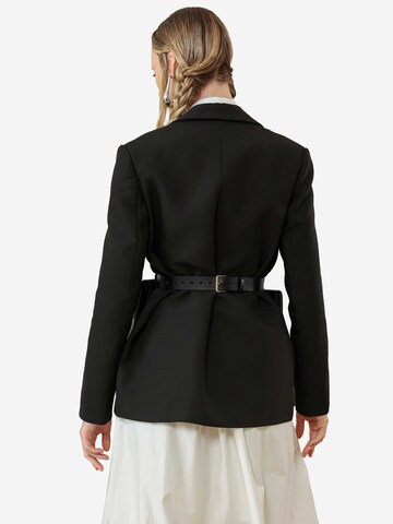 Haute Cuir Belt 'Double Belt Bag' in Black