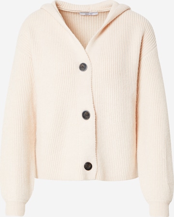 ABOUT YOU Knit cardigan 'Nina' in Beige: front