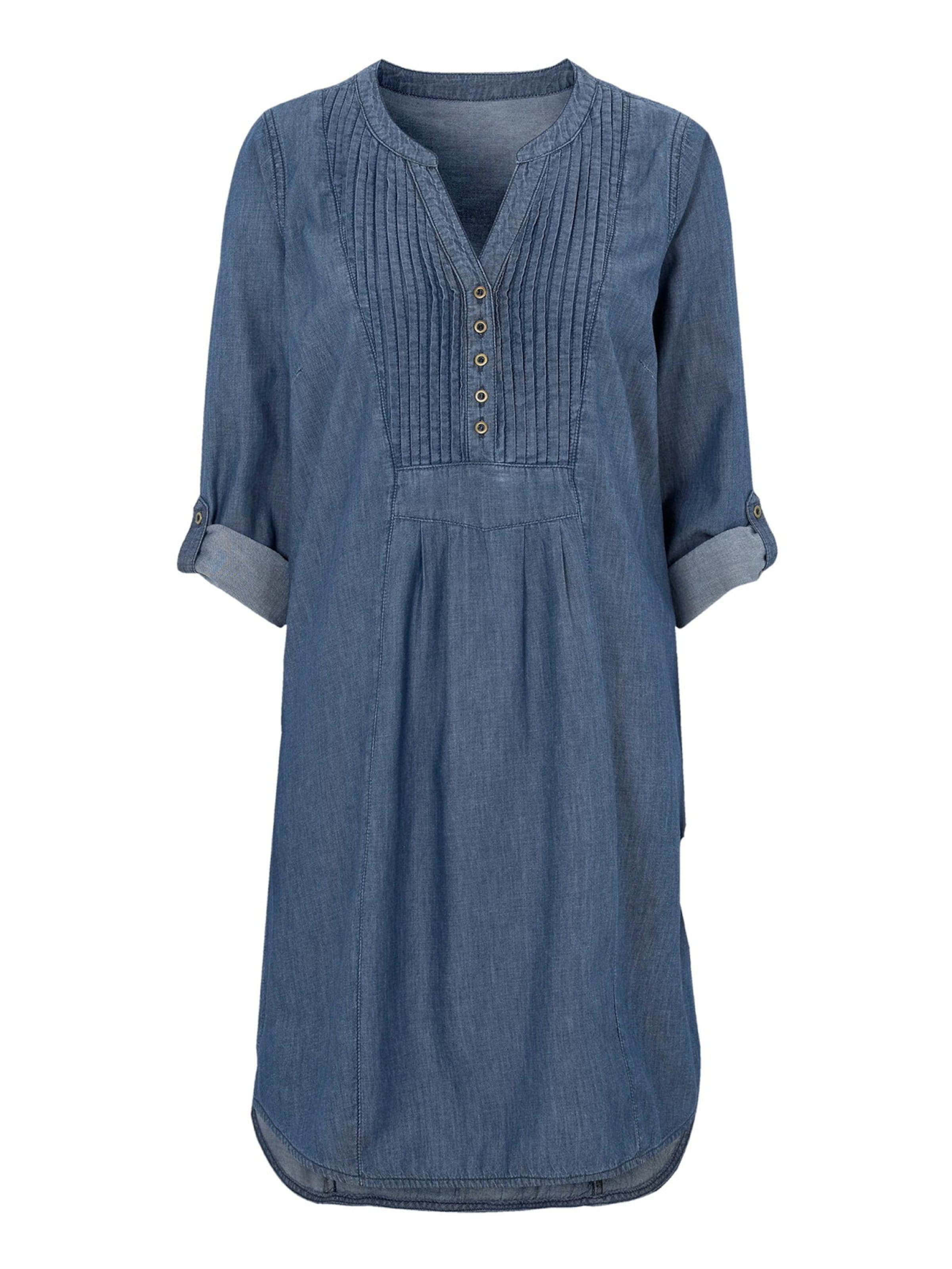 Cellbes of Sweden Jurk in Blauw: voorkant