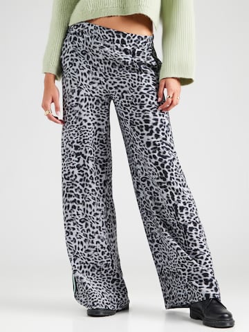 Wide Leg Pantalon COMMA en noir : devant