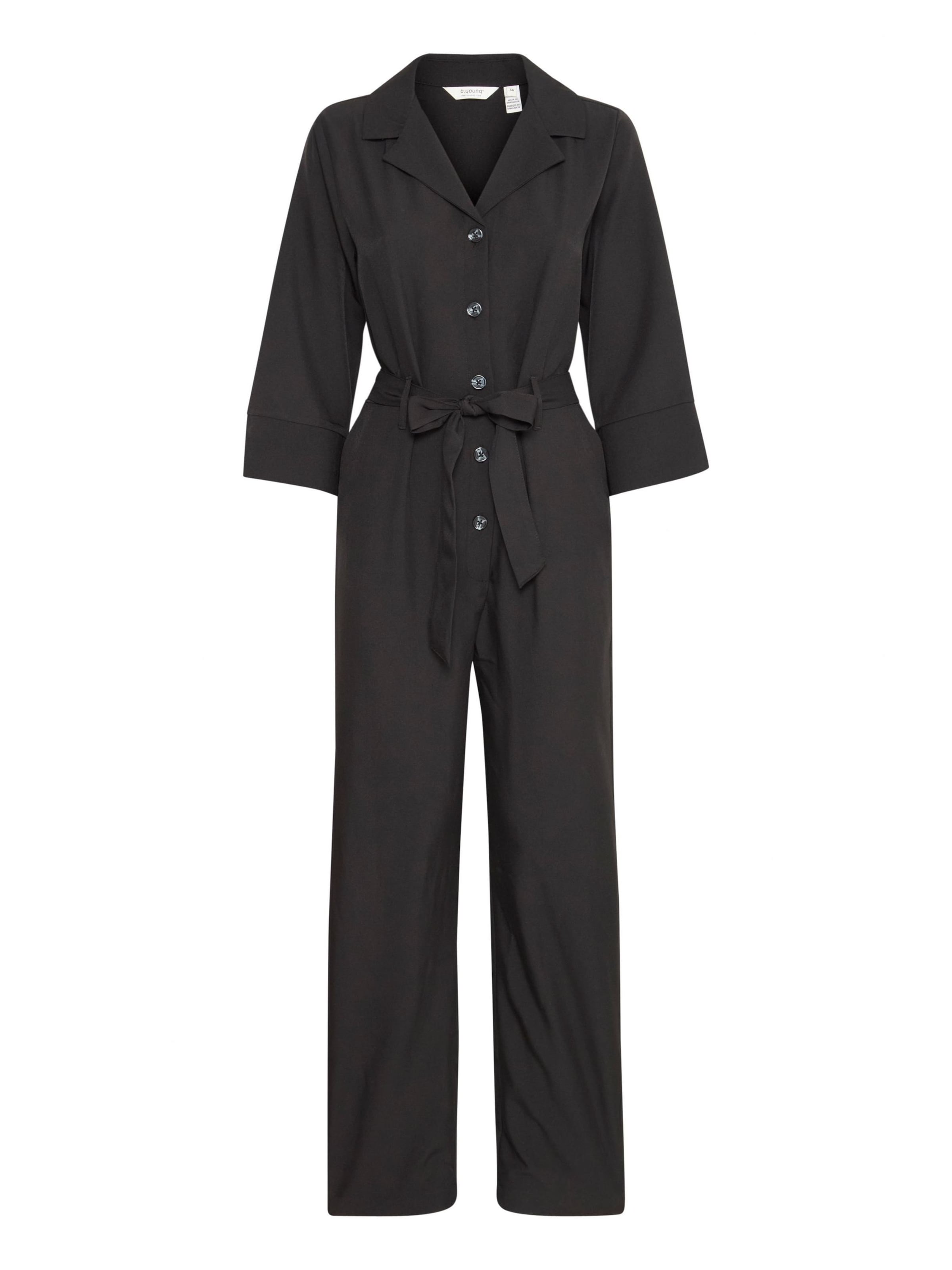 b.young Jumpsuit 'Mmmidde' in Black: front