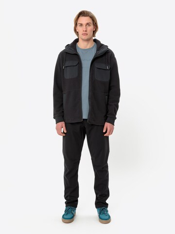 VAUDE Athletic Fleece Jacket 'Manukau' in Black