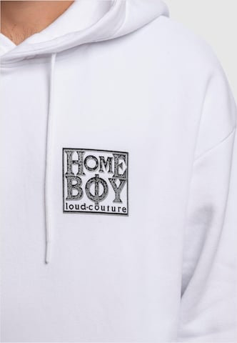 Sweat-shirt 'Old School' HOMEBOY en blanc