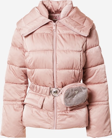 GUESS Between-Season Jacket in Pink: front