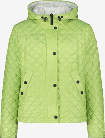 Amber & June Between-Season Jacket in Green: front