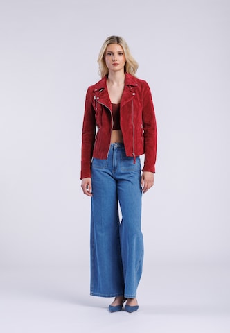 Veste mi-saison 'Biker' FREAKY NATION en rouge