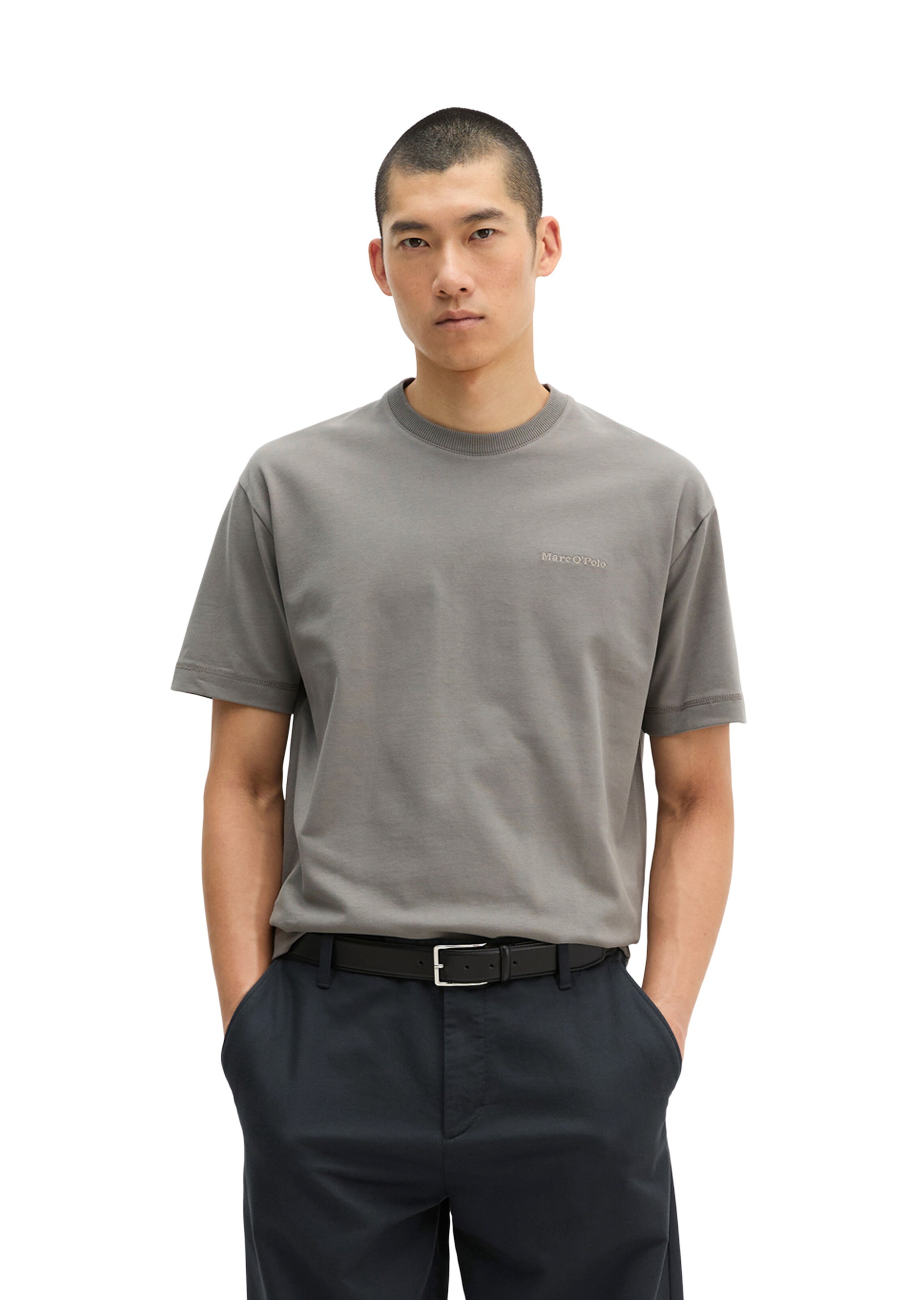 Marc O'Polo - Camiseta en gris: frente