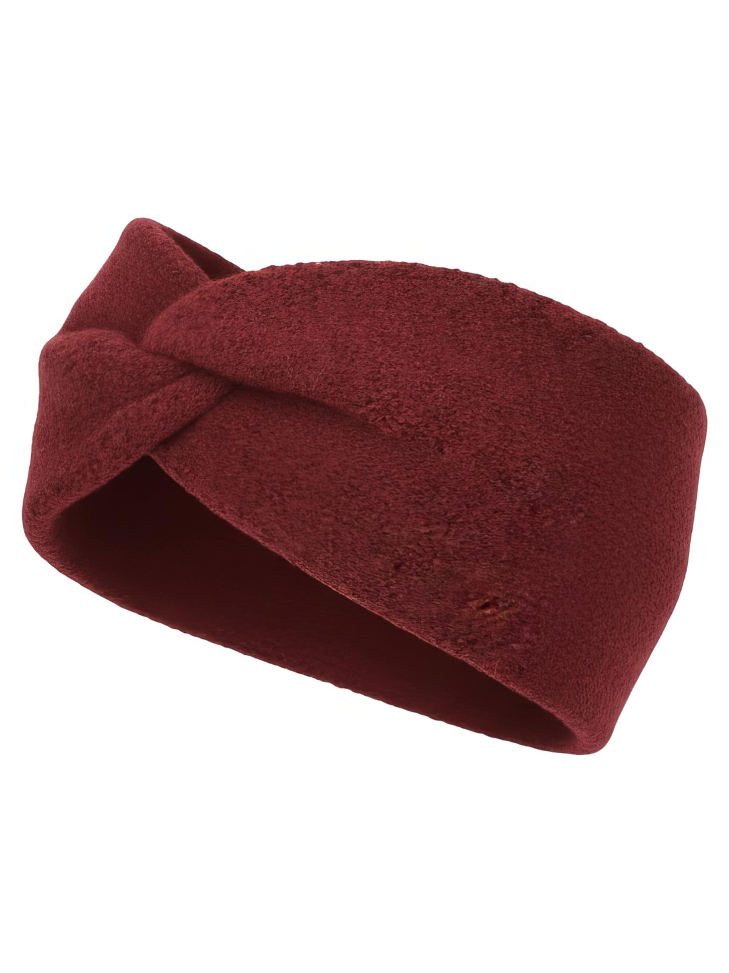 styleBREAKER Headband 'Feinstrick Stirnband Twist Knoten' in Red: front