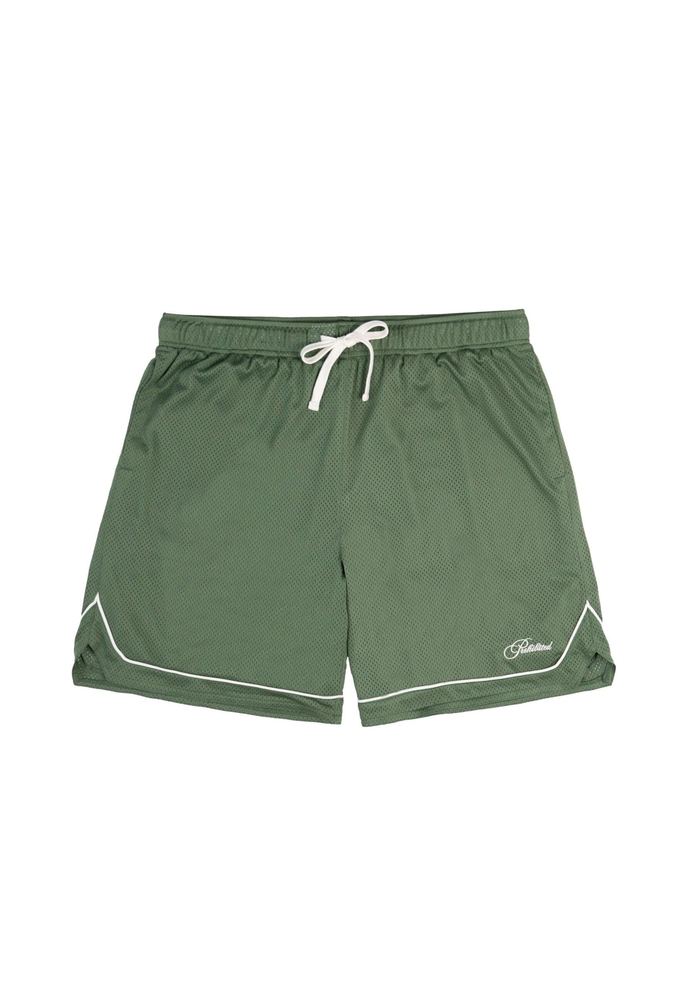 Prohibited Regular Broek in Groen: voorkant