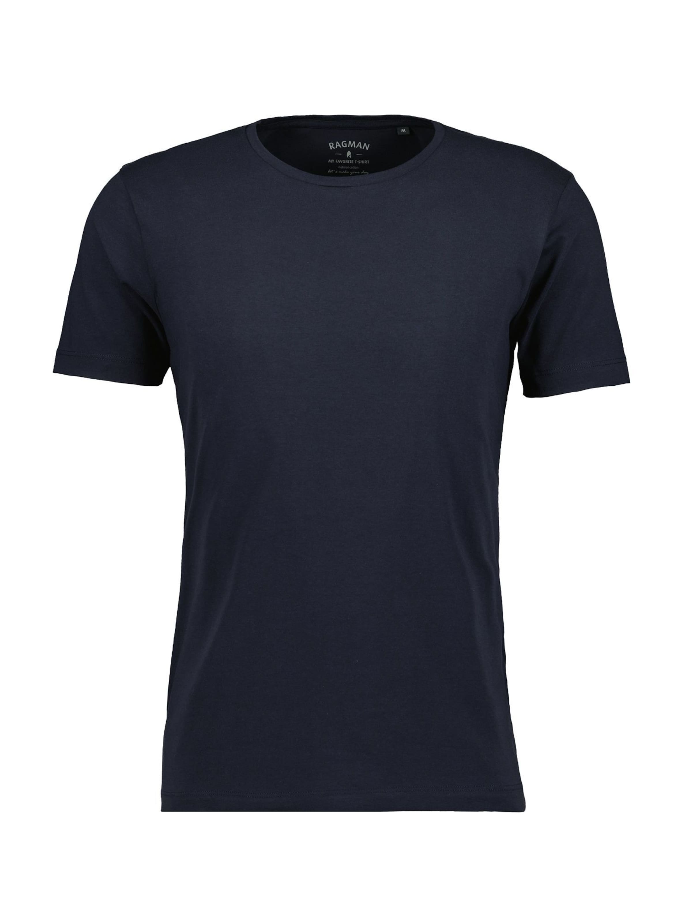 Ragman Shirt in Blauw: voorkant