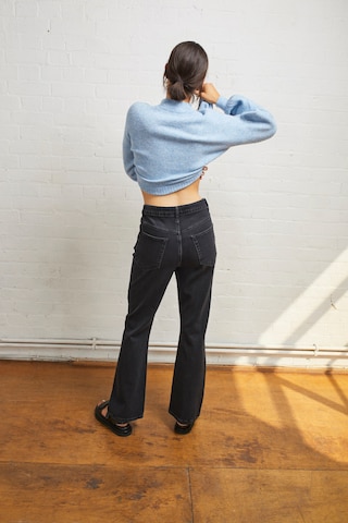 Aligne Bootcut Jeans 'Emanuelle' i svart