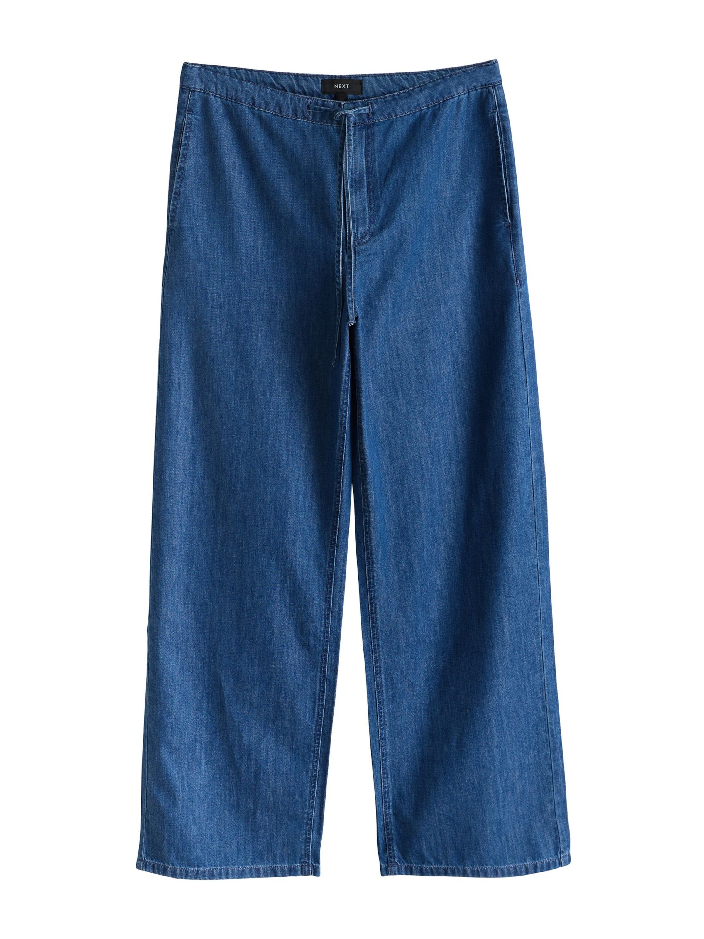 Next Laiad sääred Teksapüksid, värv sinine: eest vaates