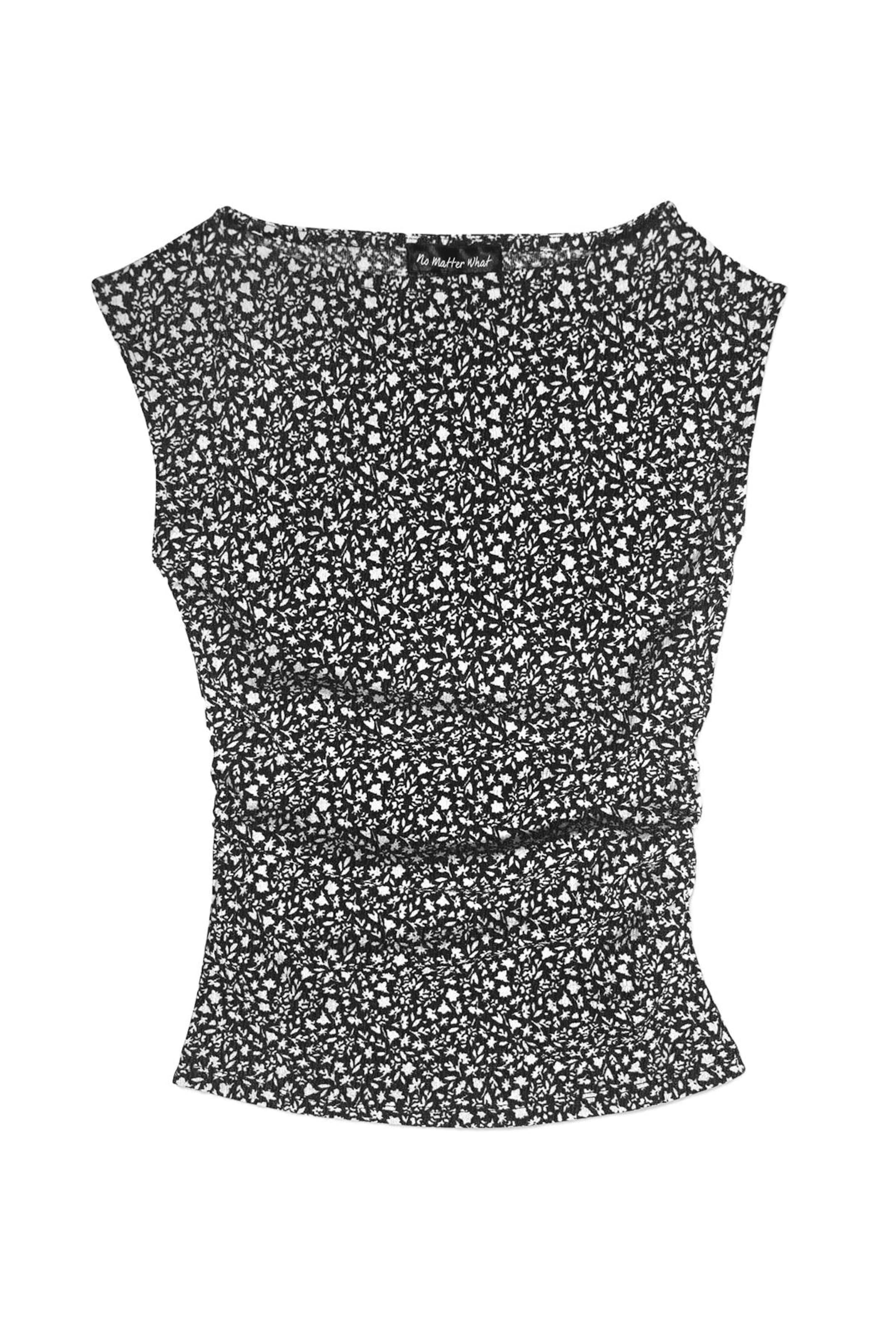 No Matter What Blouse in Zwart: voorkant