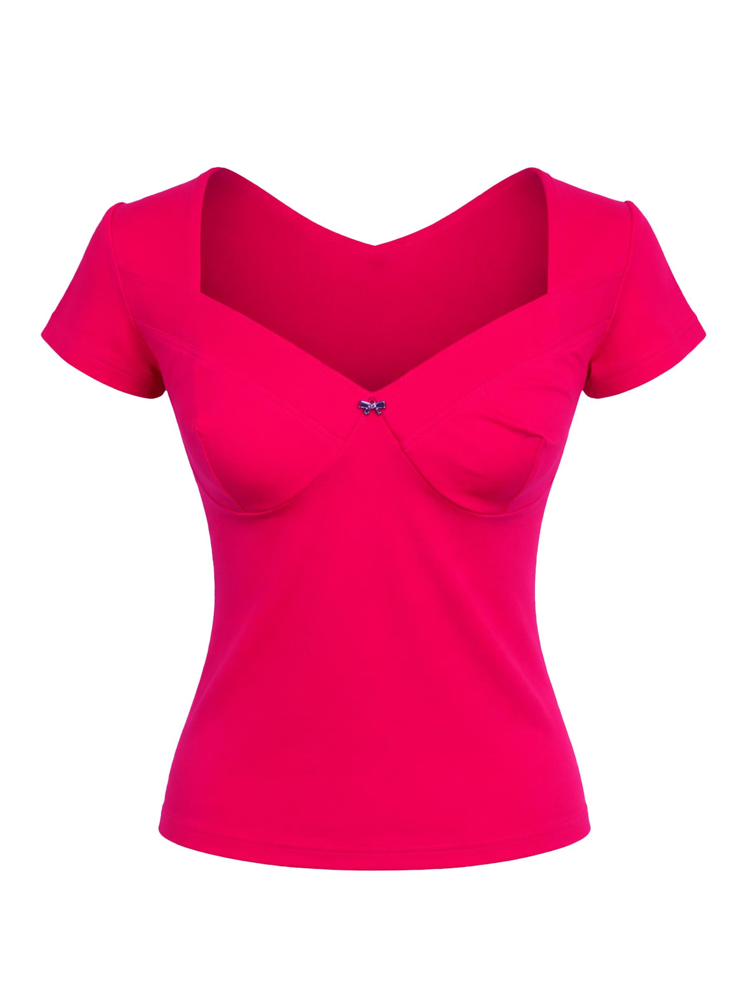 T-shirt REGINA FASHION en rouge : devant