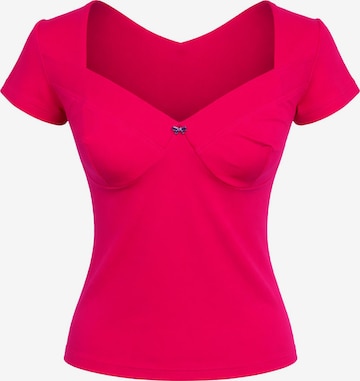 T-shirt REGINA FASHION en rouge : devant