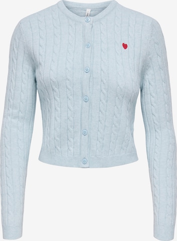 ONLY Strickjacke 'ONLKatia' in Blau: Vorderseite