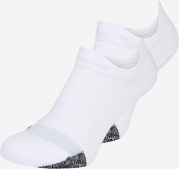 Chaussettes de sport 'Breathe' UNDER ARMOUR en blanc : devant