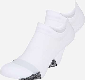 UNDER ARMOUR Athletic Socks 'Breathe' in White: front