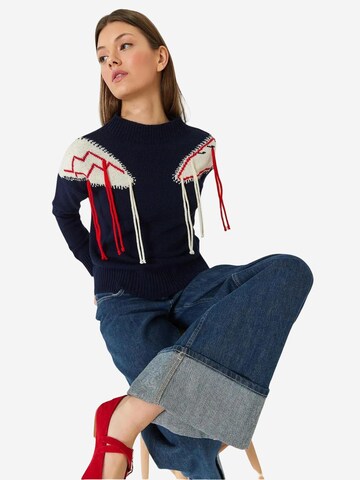 Bianco Lucci Pulover 'Pullover' | modra barva