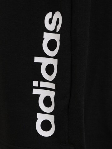 ADIDAS SPORTSWEAR Szabványos Sportnadrágok 'Essentials  Logo ' - fekete