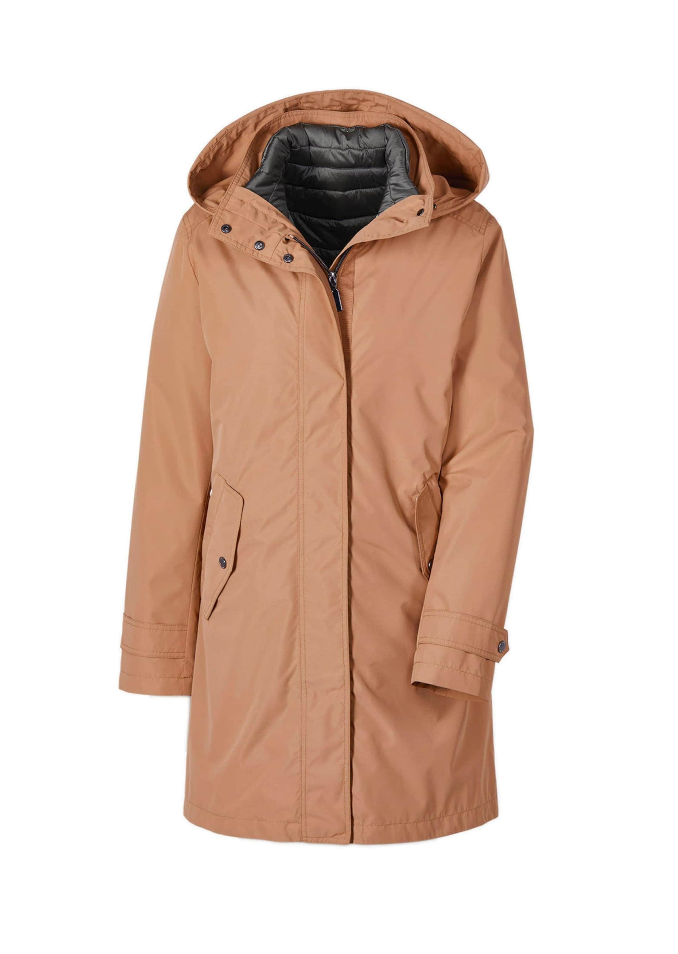 Veste fonctionnelle Goldner en marron : devant