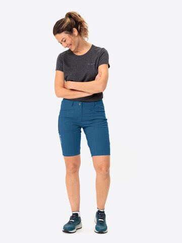 VAUDE Regular Outdoor Pants 'Elope' in Blue