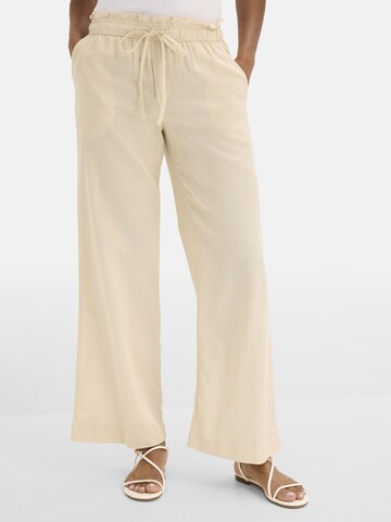 bonprix Loosefit Hose in Beige: Vorderseite