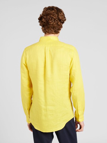 Polo Ralph Lauren Slim fit Overhemd in Geel