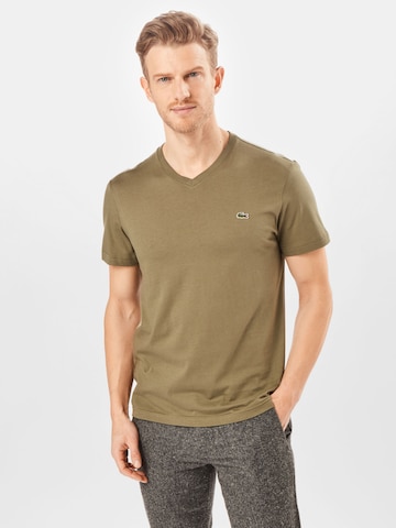 LACOSTE T-shirt i grön: framsida