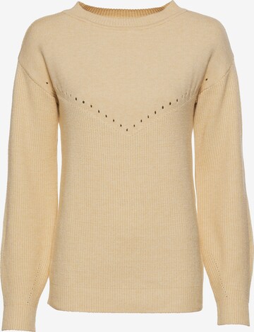 LAURA SCOTT Sweater in Beige: front