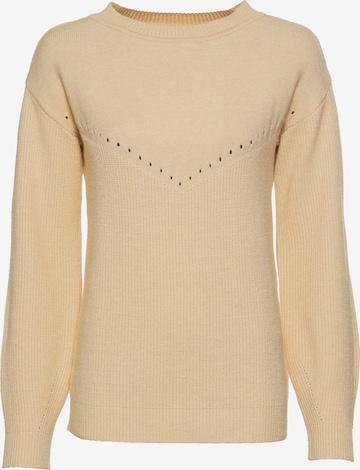 LAURA SCOTT Pullover in Beige: predná strana