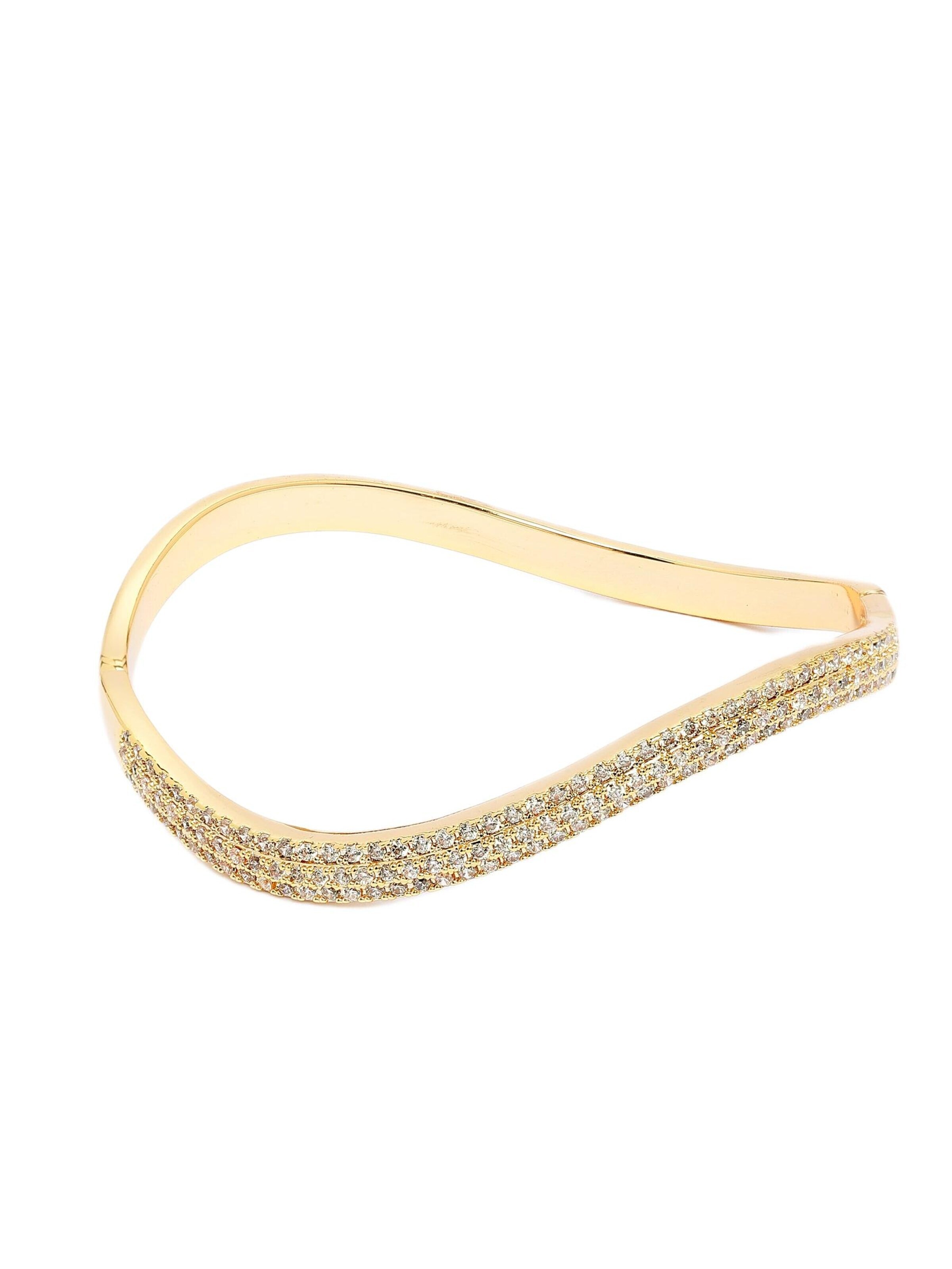 AVANT-GARDE PARIS - Pulsera 'Agatata' en oro: frente