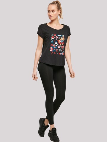 T-shirt 'Marvel Universe ' F4NT4STIC en noir
