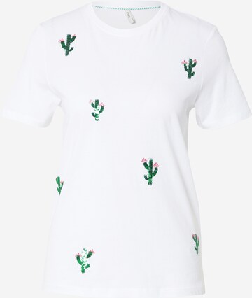 T-shirt 'KITA' ONLY en blanc : devant