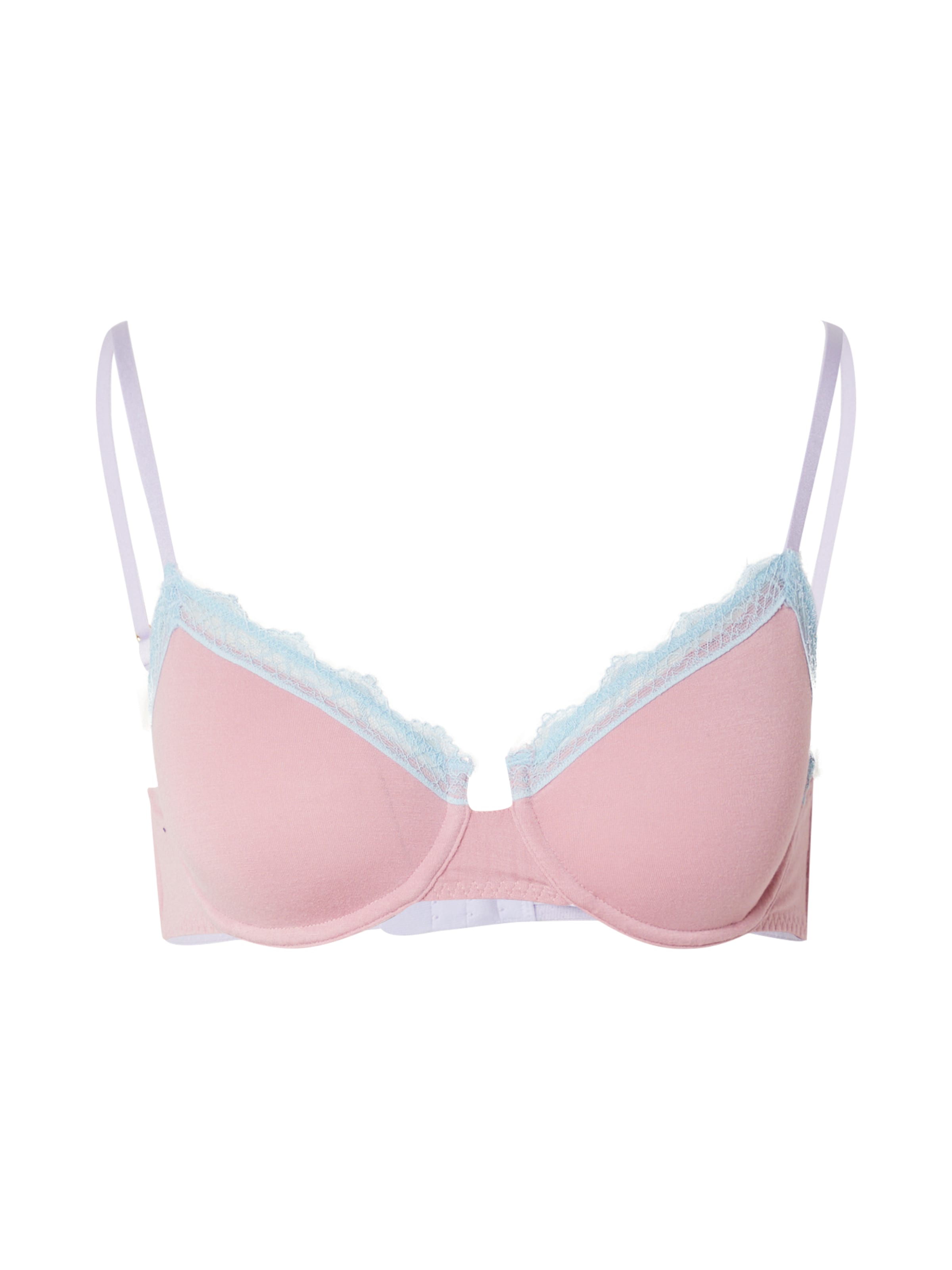 T-shirt Reggiseno 'ISLA' di Dora Larsen in rosa: frontale
