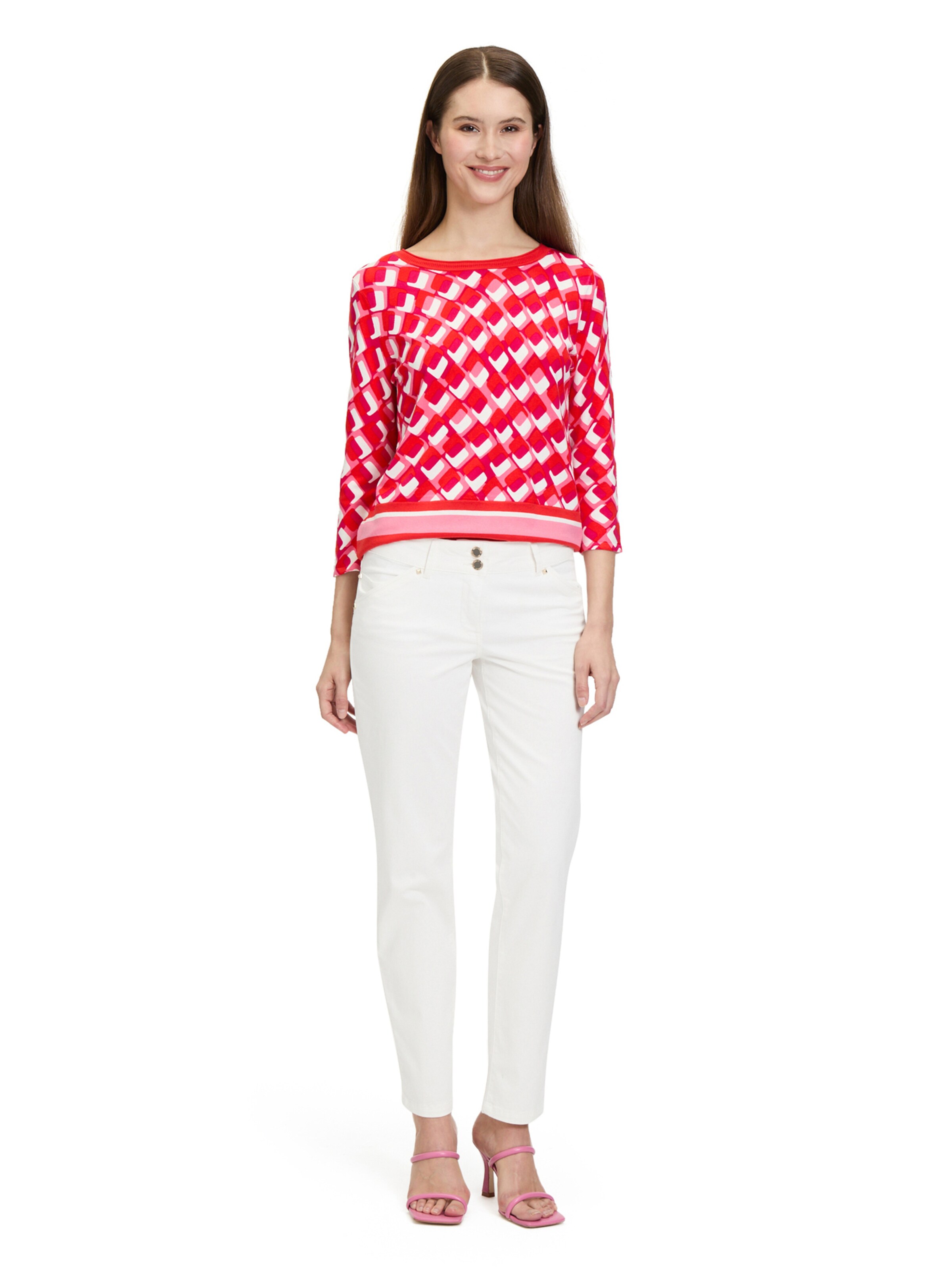 Slimfit Pantaloni di Betty Barclay in bianco