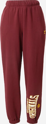 Pantalon 'Joggers' ADIDAS ORIGINALS en rouge : devant