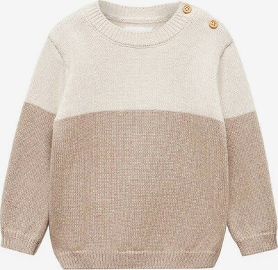 MANGO KIDS Sweter 'Peter' w kolorze kremowy / jasnobrązowym, Podgląd produktu