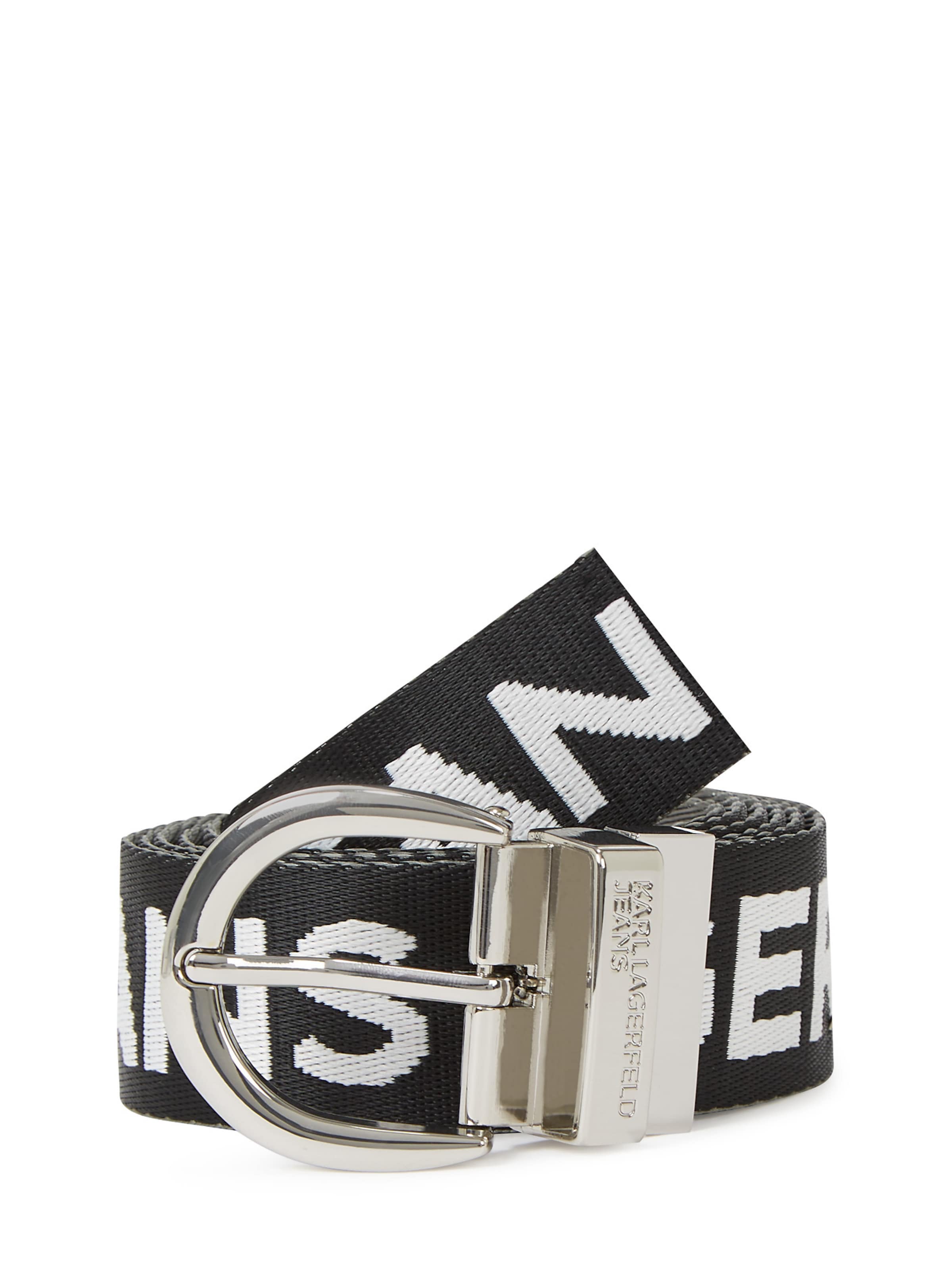 KARL LAGERFELD JEANS Gürtel in Schwarz: Vorderseite