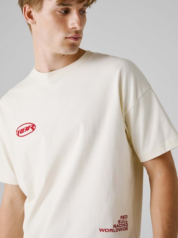 Maglietta 'TYPOGRAPHIC' di Red Bull Racing x Pepe Jeans in bianco