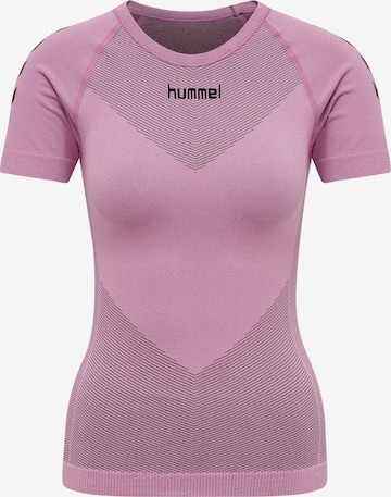 Maglia funzionale 'First Seamless' di Hummel in rosa: frontale