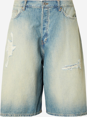 WEEKDAYLoosefit Traperice 'Void' - plava boja: prednji dio