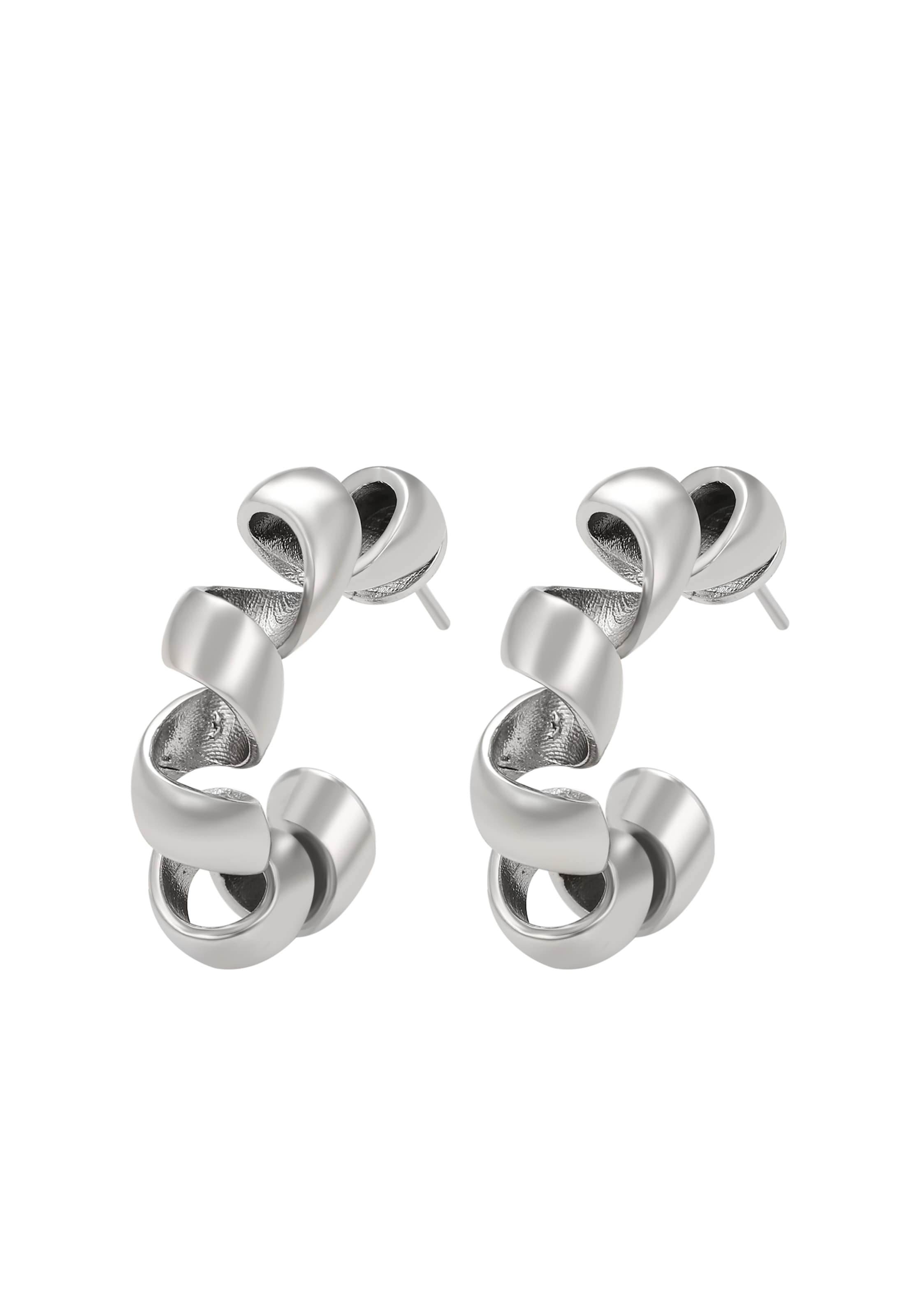 Boucles d'oreilles NAEMI en argent : devant