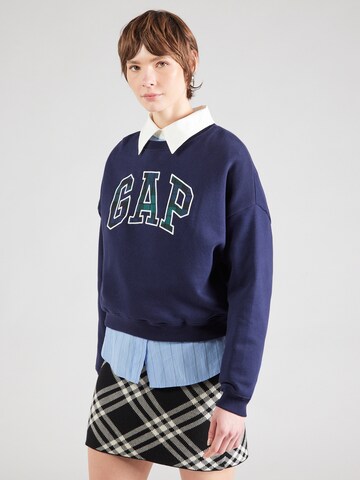 Sweat-shirt 'HERITAGE' GAP en bleu : devant