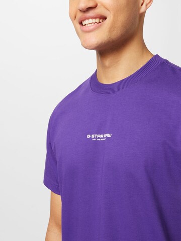 T-Shirt G-Star RAW en violet